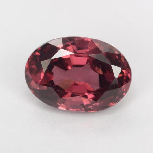 Dark Purple Rhodolite Garnet Gem - 1.2ct Oval Facet (ID: 540349)