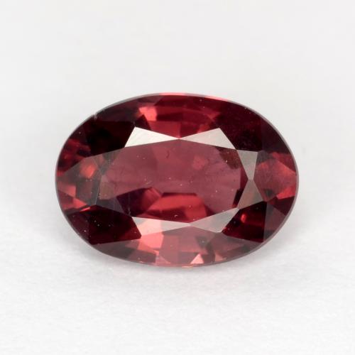 Merlot Red Rhodolit-Granat Edelstein - 1ct Oval facettiert (ID: 540357)
