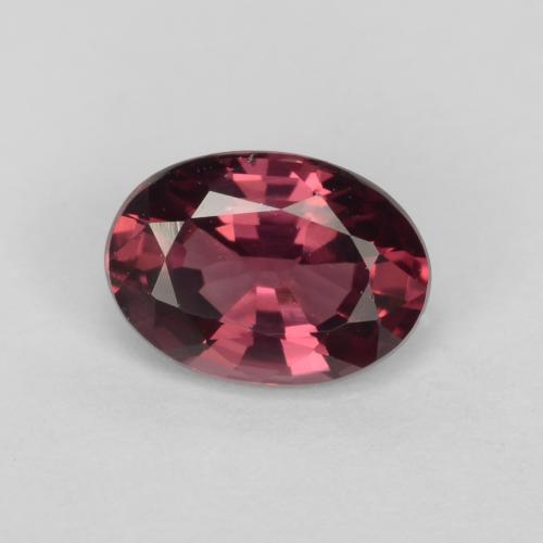 Berry Purple Родолит Гранат Камень - 1ct Фасетный Овал (ID: 540651)