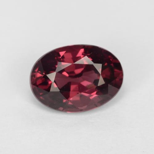 Medium Red Rhodolite Garnet Gem - 1.1ct Oval Facet (ID: 540653)