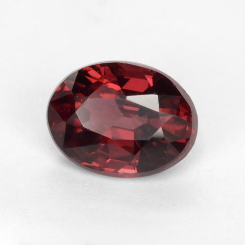 1.10 ct Red Rhodolite Garnet Stone, Natural Rhodolite Garnet in Oval Facet Shape for Sale