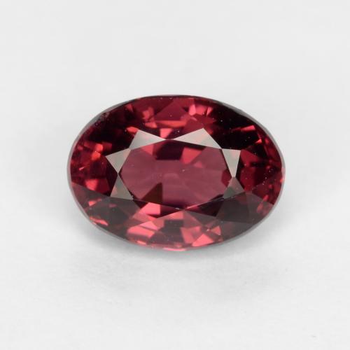 Weinrot Rhodolit-Granat Edelstein - 1.3ct Oval facettiert (ID: 540918)