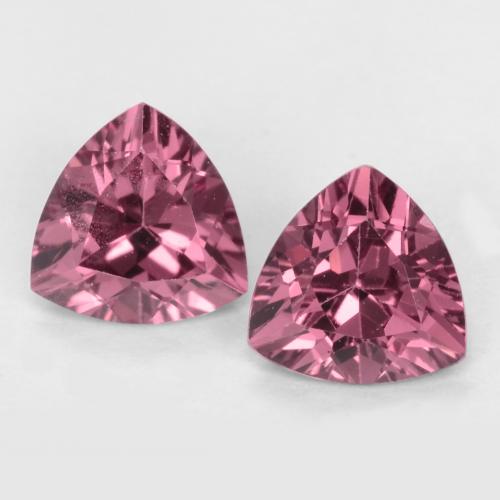 Púrpura rosado Granate Rodolita Gema - 0.5ct Forma trillón (ID: 548071)