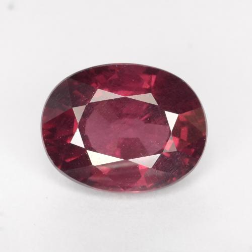 Medium Red Rhodolite Garnet Gem - 2.7ct Oval Facet (ID: 550379)