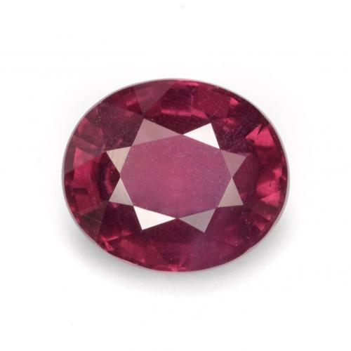 Deep Crimson Red Родолит Гранат Камень - 2.5ct Фасетный Овал (ID: 550381)