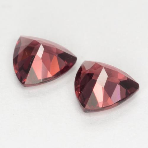 Rhodolite Garnet Gemstones in 5 x 5 mm (calibrated) Size for Sale, Rhodolite Garnet Stones in Deep Red Color