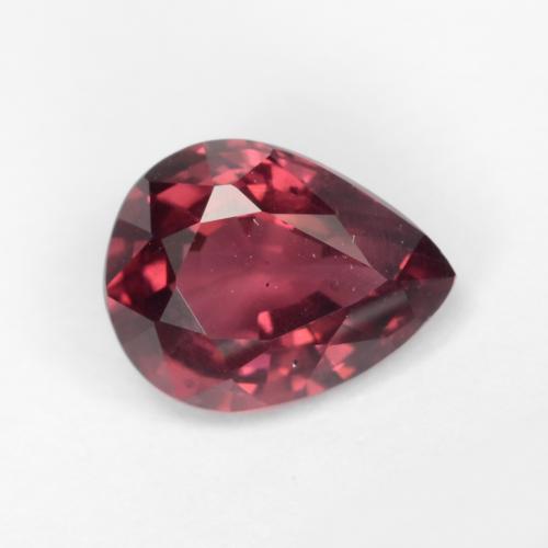 Wine Red Rhodolite Garnet Gem - 1.6ct Pear Facet (ID: 550718)