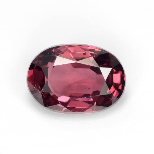 Малиново-красный Родолит Гранат Камень - 1.6ct Фасетный Овал (ID: 550720)