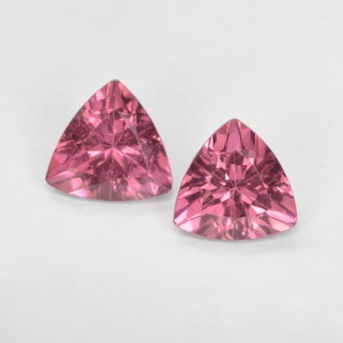 Pink Berry Purple Rhodolit-Granat Edelstein - 0.5ct Trillantschliff (ID: 560409)