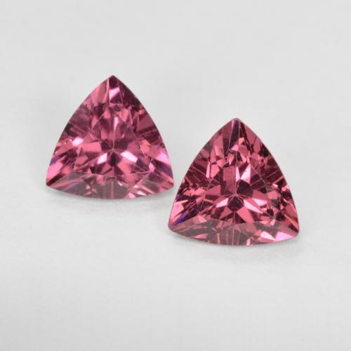 Pink Berry Purple Rhodolite Garnet Gem - 0.5ct Trillion Facet (ID: 560410)