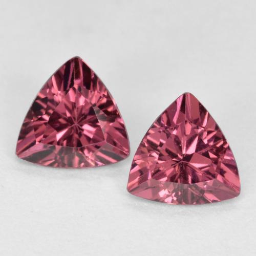 Deep Magenta Rhodolite Garnet Gem - 0.5ct Trillion Facet (ID: 562661)