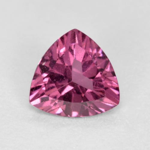 0.51 ct Purple Rhodolite Garnet Gemstone, Rhodolite Garnet Gem in Trillion Facet Shape for Sale.