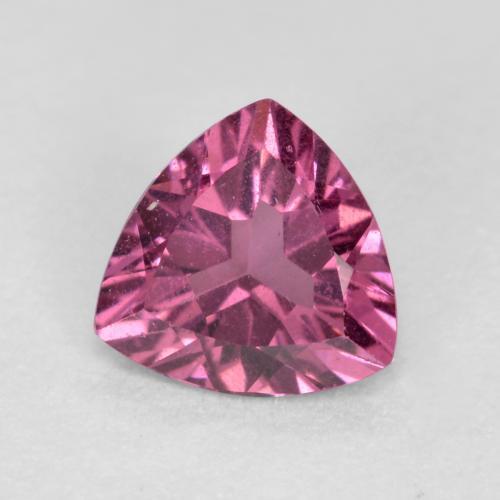 0.51 ct Purple Rhodolite Garnet Stone, Natural Rhodolite Garnet in Trillion Facet Shape for Sale