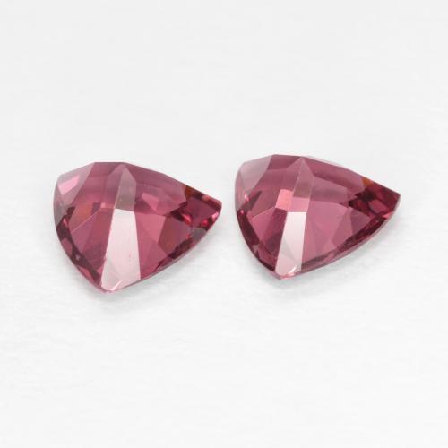 Rhodolite Garnet Gemstones in 5 x 5 mm (calibrated) Size for Sale, Rhodolite Garnet Stones in Dark Red Color