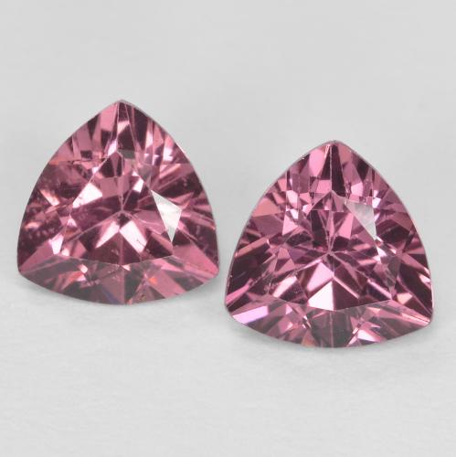 Medium Purple Rhodolite Garnet Gem - 0.5ct Trillion Facet (ID: 621782)