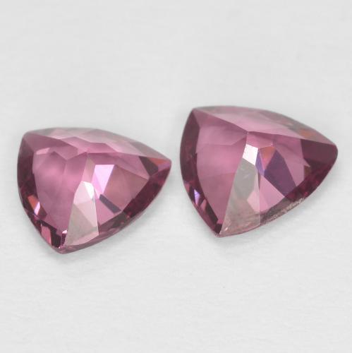 Rhodolite Garnet Gemstones in 5.2 x 5.2 mm Size for Sale, Rhodolite Garnet Stones in Boysenberry Color