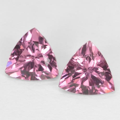 Medium Purple Rhodolite Garnet Gem - 0.5ct Trillion Facet (ID: 621788)