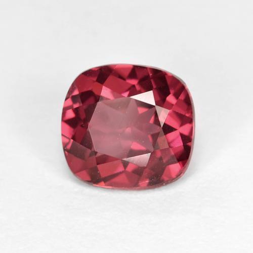 1.85 ct Purple Rhodolite Garnet Stone, Natural Rhodolite Garnet in Cushion-Cut Shape for Sale