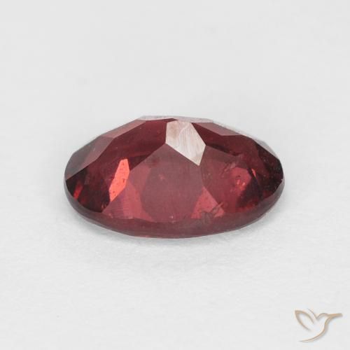Rhodolite Garnet Gemstone in 7 x 5 mm (calibrated) Size for Sale, Rhodolite Garnet Stone in Scarlet Red Color