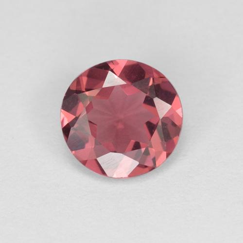 Grenat Rhodolite Rouge Tour 5,7mm du Mozambique, poids de 0,68 ct, pierre gemme naturelle Non traité de pureté vvs, 1 pièce Grenat Rhodolite round facet, couleur : Rouge confiture, dureté de Mohs de 6.5 à 7.5 convient aux bijoux de tous les jours, pierre de sagesse, Photo A