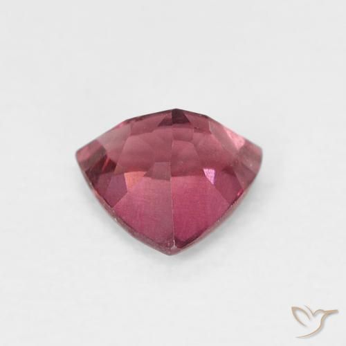 Rhodolite Garnet Gemstone in 5.4 x 5.1 mm Size for Sale, Rhodolite Garnet Stone in Medium Red Color