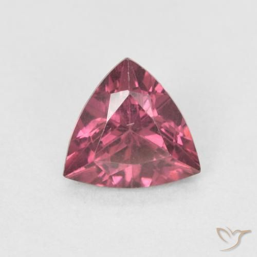 0.54ct Natural Purple-Red Rhodolite Garnet, Trillion, VS