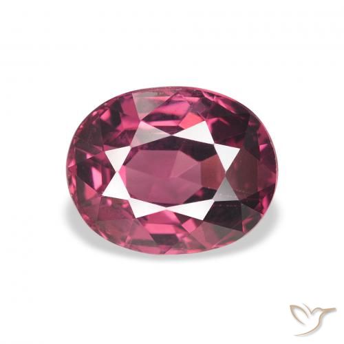 2.65ct Natural Pink Berry Purple Rhodolite Garnet, Oval, VVS-VS