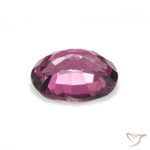 Rhodolite Garnet Gemstone in 8.5 x 7 mm Size for Sale, Rhodolite Garnet Stone in Rapberry Red Color