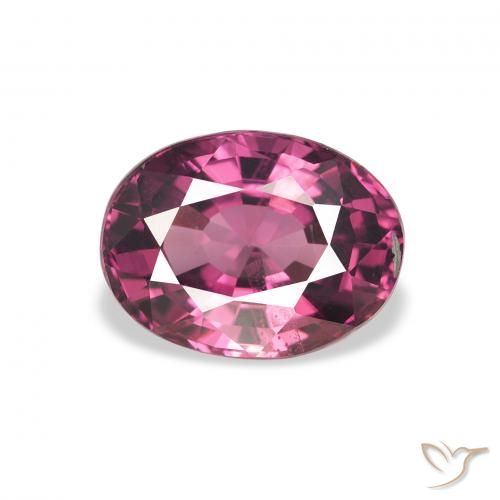 2.32ct Natural Rapberry Red Rhodolite Garnet, Oval, VVS-VS