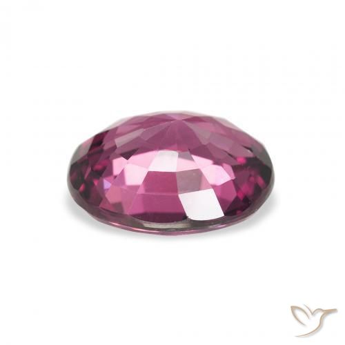 Rhodolite Garnet Gemstone in 9 x 7 mm (calibrated) Size for Sale, Rhodolite Garnet Stone in Magenta-Pink Color