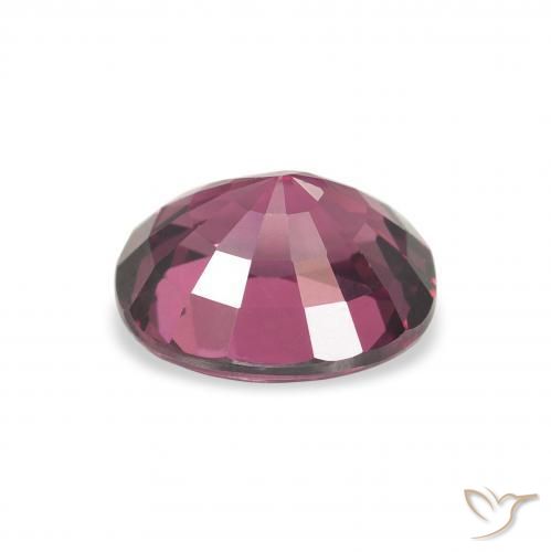 Rhodolite Garnet Gemstone in 8.2 x 6.9 mm Size for Sale, Rhodolite Garnet Stone in Medium Purple Color