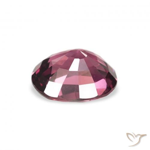 Rhodolite Garnet Gemstone in 8.3 x 6.7 mm Size for Sale, Rhodolite Garnet Stone in Reddish Purple Color