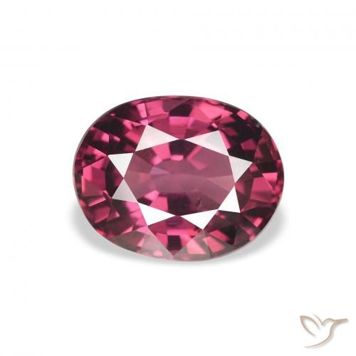 2.26ct Natural Purple-Red Rhodolite Garnet, Oval, VS