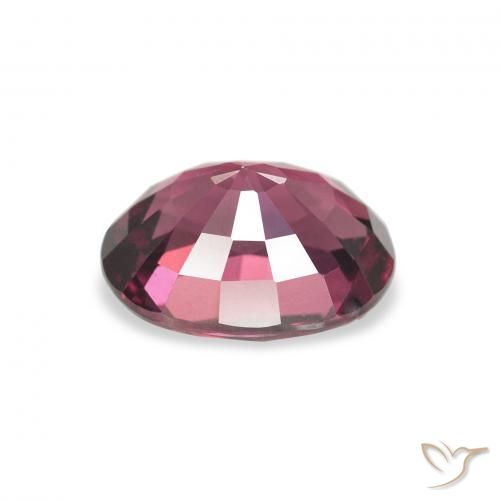 Rhodolite Garnet Gemstone in 8.6 x 6.7 mm Size for Sale, Rhodolite Garnet Stone in Purple-Red Color