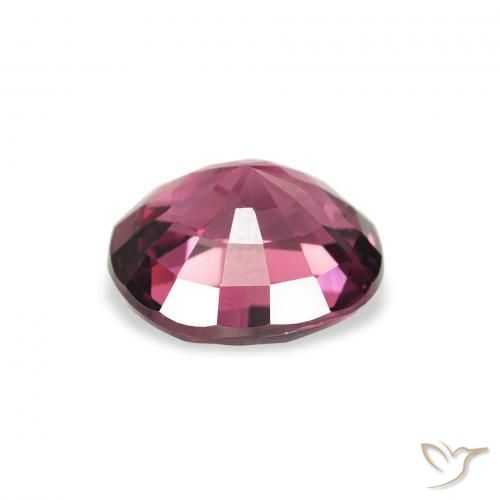 Rhodolite Garnet Gemstone in 8.1 x 7.2 mm Size for Sale, Rhodolite Garnet Stone in Pink Berry Purple Color