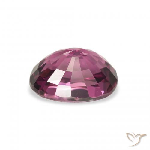 Rhodolite Garnet Gemstone in 9.1 x 6.5 mm Size for Sale, Rhodolite Garnet Stone in Medium Purple Color