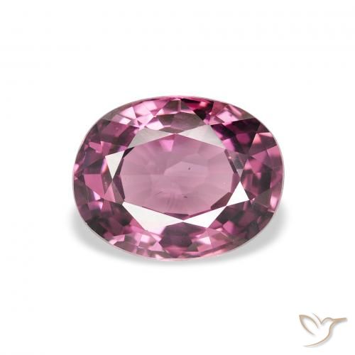 2.16ct Natural Medium Dark-Purple Rhodolite Garnet, Oval, VS