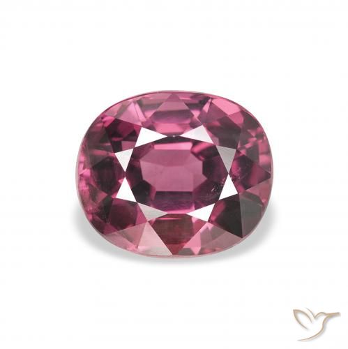 2.27ct Natural Medium Purple Rhodolite Garnet, Oval, VS