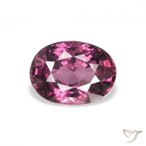 2.29ct Natural Deep Purple Rhodolite Garnet, Oval, VS