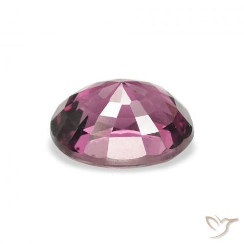 Rhodolite Garnet Gemstone in 8.5 x 6.3 mm Size for Sale, Rhodolite Garnet Stone in Deep Purple Color
