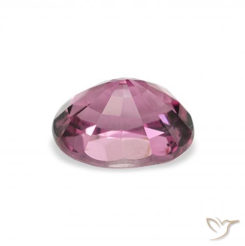 Rhodolite Garnet Gemstone in 8.2 x 6.4 mm Size for Sale, Rhodolite Garnet Stone in Reddish Purple Color
