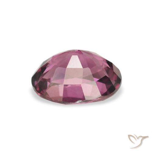 Rhodolite Garnet Gemstone in 8.3 x 6.5 mm Size for Sale, Rhodolite Garnet Stone in Medium Dark-Purple Color