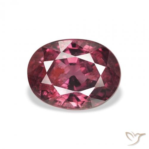 2.95ct Natural Berry Purple Rhodolite Garnet, Oval, VS