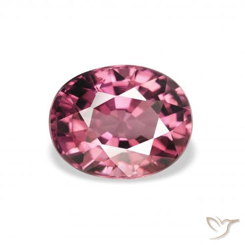 2.02ct Natural Pink Berry Purple Rhodolite Garnet, Oval, VS