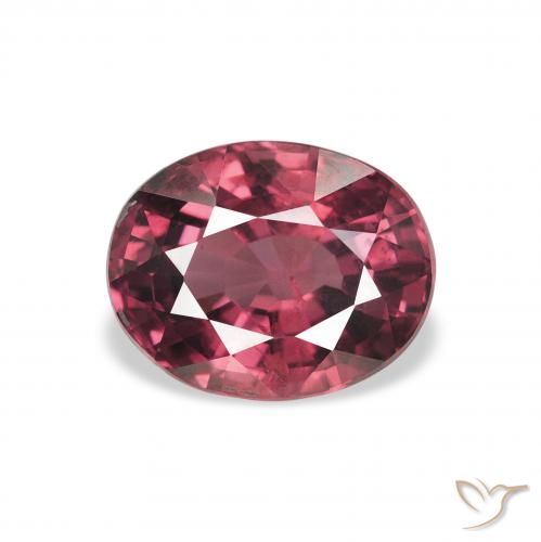 2.23ct Natural Reddish Purple Rhodolite Garnet, Oval, VS