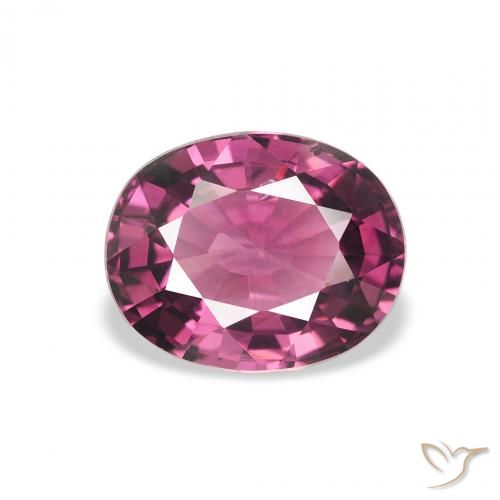 2.47ct Natural Magenta-Pink Rhodolite Garnet, Oval, VS