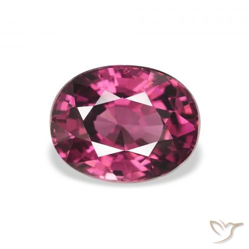 2.63ct Natural Medium Purple Rhodolite Garnet, Oval, VS