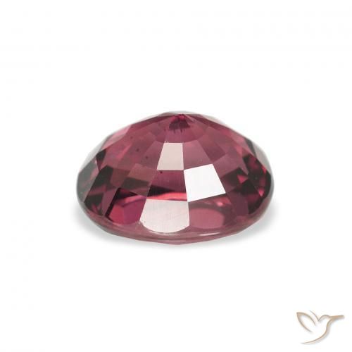 Rhodolite Garnet Gemstone in 8.1 x 6.4 mm Size for Sale, Rhodolite Garnet Stone in Medium Purple Color