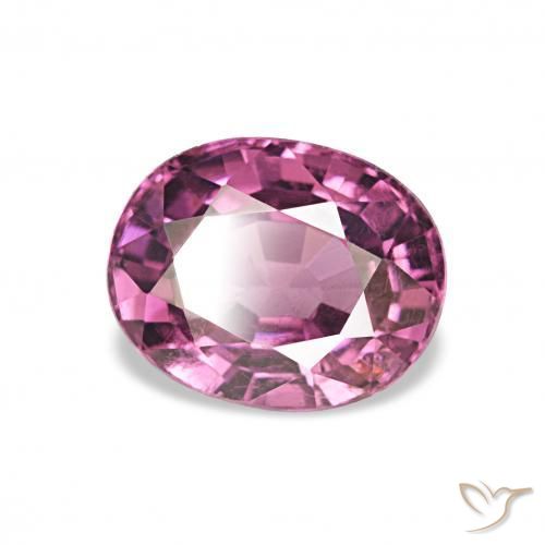 1.18 ct Purple Rhodolite Garnet Stone, Natural Rhodolite Garnet in Oval Facet Shape for Sale