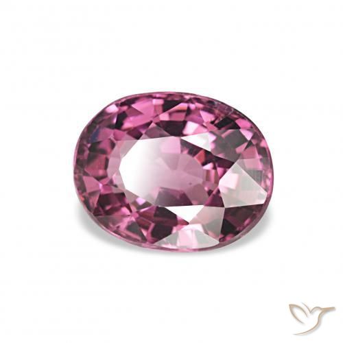 1.11 ct Purple Rhodolite Garnet Stone, Natural Rhodolite Garnet in Oval Facet Shape for Sale